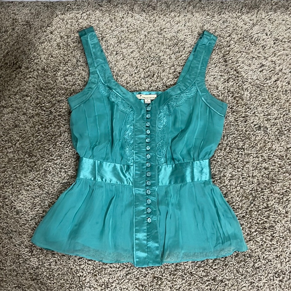 Y2k Forever 21 Button-Up Tank - image 1